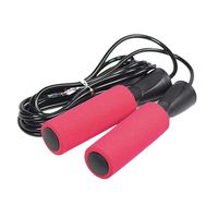 Emoly Adjustable Jump Rope with Carrying Pouch - Cardio Jumping Rope for Men, Women, and Children of All Heights and Skill Levels （Pink）