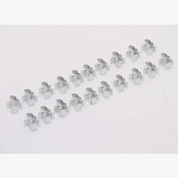 ELITEWILL 50 Pcs 34mm Stainless Steel SunRunner Trailer Cable Frame Wire Clips