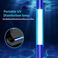 Sunday88 Timing UV LED Sanitizer Lamp, Multifunction Portable Professional Cleanliness Ultraviolet Wand, Clean Surface for Travel Home Use (5W)