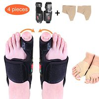Sincere-life . Bunion Corrector and Bunion Relief, Adjustable Orthopedic Bunion Splint,Non-Surgical Hallux Valgus Correction , BIG Toe Separators Straighteners for Men And Women 4 Pieces (L)