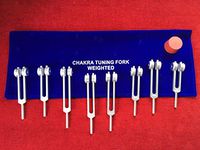 Chakra Weighted Tuning Forks Set of 8