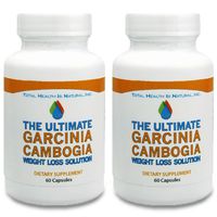 Ultimate Garcinia Cambogia + Potassium 1000mg per V-Cap (120 Capsules) 2 Bottles