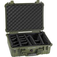 1520 - Case 18.06X12.89X6.72In Od Green W/Div