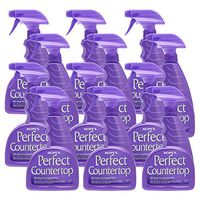 Hope's Perfect Countertop Cleaner and Polish 22-Ounce, Streak-Free Multi-Surface Cleaning Spray, Safe on Stone, Laminate, CORIAN, Granite, Quartz, Marble, Pack of 12, 12 Pack