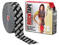 RockTape H2O (Extra Sticky) Uncut BULK Kinesiology Tape - 2" X 105' Roll - H2O Black Logo
