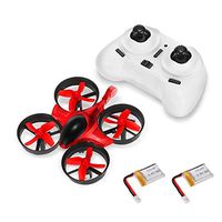 Mini RC Quadcopter - GoolRC T36 Drone 2.4G 4 Channel 6 Axis with 3D Flip Headless Mode One Key Return Nano Copters RTF Mode 2 with Bonus Battery for Kids Children