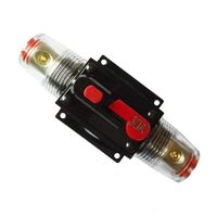 ZOOKOTO 30 Amp Circuit Breaker With Manual Reset Fuse Holder Solar Panel Fuse for Auto Car Marine Boat Stereo Switch Audio Inverter System Protection