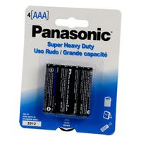 Panasonic Super Heavy Duty AAA Batteries, 4-ct. Packs (Set of 2)