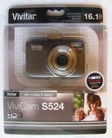 VIVITAR ViviCam S524 HD Digital Camera 16.1 MP 5x Optical + 4x Digital Zoom