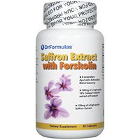 DrFormulas 150mg Saffron Extract with 100mg Forskolin, 60 Capsules