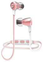 iHome iB29RGDC Wireless Bluetooth Metal Earbuds, Rose Gold