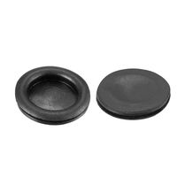 uxcell Rubber Closed Blind Blanking Hole Wire Cable Gasket Grommets 30mm 20 Pcs Black