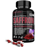 Saffron Supplement by Life’s Armour | High Potency Saffron Extract for Energy, Focus, Neurological Support, Weight Loss, Mood Enhancement, Stress Relief, Appetite Suppressant 88.5mg