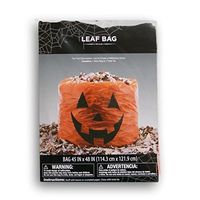 Retail Jack oLantern Pumpkin Face Leaf Bag (Classic)