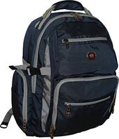 SwissGear Breaker Laptop Backpack With 16" Laptop Pocket & 10" Tablet Pocket-Blue