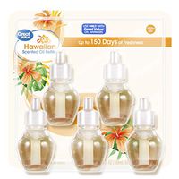 Great Value PlugIns Scented Oil Air Freshener Refill - Hawaiian Scent - 5 Count Oil Refills Per Package (0.67 Ounce Each Refill)