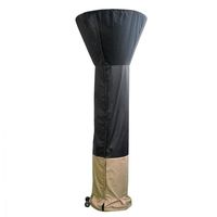 Stanbroil Standup Patio Heater Cover, Black/Camel, 34" D x 87" H