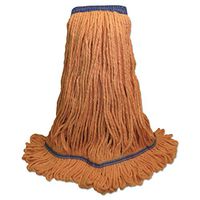 O'Dell Mop Head, Super Loop Head, Cotton/Synthetic Fiber, X-Large, Green, 12/Carton, New