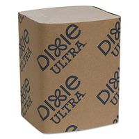 Dixie Ultra Interfold Napkin Refills 2-Ply, 6 1/2" X 9 7/8", Brown, 6000/Carton