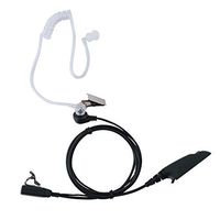 Caroo Pro Covert Acoustic Tube Bodyguard FBI Earpiece Headset Mic for Multi-PIN Motorola Radio Motorola HT750, HT1250, HT1550, MTX850, MTX950, MTX960, MTX8250, PRO5150