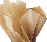 Desert Tan Khaki Bulk Tissue Paper 15 Inch x 20 Inch - 100 Sheets