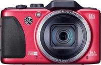 General Imaging Full-HD Digital Camera with 14.4MP, CMOS, 15X Optical Zoom, 28mm Wide Angle Lens, 3-Inch LCD and HDMI (Red) G100-RD