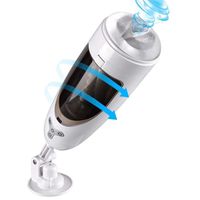 WJCRYPDE Male Relaxation Device Cup Male Delayed Training Toys Multi-Speed Real Feel 3D Hands Free Cup Men's T-Shirt