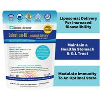 Proprietary Liposomal Colostrum Powder - Immune & Digestive Support I Eases Leaky Gut I Gluten-Free, Lactose-Reduced I 1500% More Bioavailability I 90 Servings - Sovereign Laboratories - 16 oz Vanilla