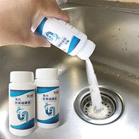 Pipe Dredging Agent,Fast Foaming Cleaner Chemical Powder Agent Kitchen Sewer Pipes Cleaning Dredge Agent Sink Toilet Pipeline Strong Deodorant Dredge Agent Washing Machine Cleaning Tool (3pcs)