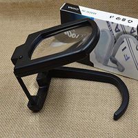 3X Hands Free Magnifying Glass with Light and Neck Cord LED Illuminated Magnifier Multi-Function Lamp Desktop 360° Foldable Or Handheld Reading Magnifier for Reading Sewing Crafts Handcraft,Black