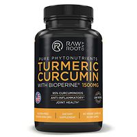 Turmeric Curcumin with BIOPERINE Black Pepper Extract - Anti Inflammatory, Joint Support, 95% Curcuminoids - Dietary Supplement - 60 Vegetarian Capsules (60)