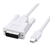 Mini DisplayPort to DVI Cable, Mini Dp Display Port to DVI Cable Male to Male Nickel-Plated - Thunderbolt | Thunderbolt 2 Port Compatible Cord Compatible MacBook, iMac(LG51) (10ft)