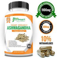 Organic Ashwagandha Capsules 1300mg Made With Ashwaganda Root Extract, L-Theanine and Black Pepper - Anxiety Relief - Stress Relief - Mood Enhancer - Anti Anxiety Supplement - Thyroid Support, 90 Caps