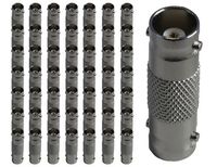 BNC Female to Female Coupler Adapter, 50 Pack