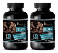 Fat Loss Body Shaper - CREATINE TRI-Phase - 3X Formula - PRE & Post Workout - creatine hcl unflavored - 2 Bottles (180 Tablets)