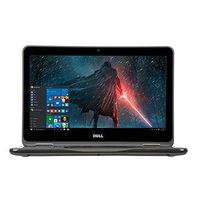 High Performance Dell Inspiron 11.6" Touchscreen 2 in 1 Laptop PC Intel Pentium N3710 Quad-Core Processor 4GB RAM 500GB HDD Wifi HDMI Bluetooth Webcam Windows 10-Gray