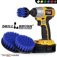 Kayak - Canoe - Yacht - Raft - Drill Brush - Boat Accessories - Fiberglass - Hull Cleaner - Cleaning Supplies - Pond Scum, Oil Residue, Weeds, Barnacles, Oxidation - Spin Brush Kit