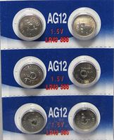 6 LR43 Pedometer Replacement Batteries