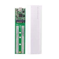 USB-C USB 3.1 3.0 Type-C 10Gbps to Nvme M-Key M.2 NGFF PCI-E 2 Lane SSD Enclosure