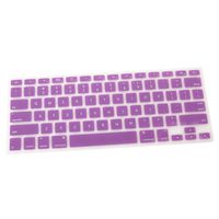 Zicac Anti Dust Waterproof Silicone Keyboard Cover Skin Protector for MacBook Compatible with MacBook Whtie 13 unibody and MacBook Pro Aluminum unibody 13" 15" 17" and Wireless Keyboard (Purple)