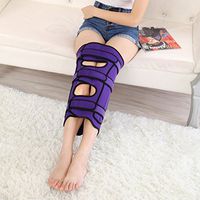 HETAO Legs Straightening Band, Adult Recovery Beauty Straightening Leg O X Leg Belt Fixer,More Comfortable,Easy To Use,Adjustable,Purple,S
