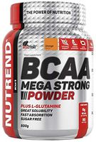 Nutrend BCAA MEGA Strong Powder Plus L-GLUTAMINE 500g Grapefruit Flavor Amino acids L-leucine, L-isoleucine and L-valine 4:1:1 Ratio