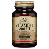 Solgar - Vitamin E 200 IU Pure d-Alpha,100 Softgels