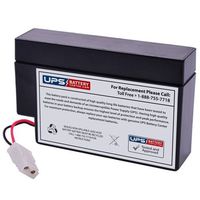 12V 0.8Ah WL - Replacement Battery for Zeus PC0.8-12 by UPSBatteryCenter