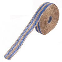 uxcell Wedding Party Decor Burlap Ribbon Roll Crafting 11 Yards 2.5cm Width Royal Blue