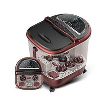 Foot Spa Bath Massager with Heat,Electric Feet Salon Tub with Bubbles, Rollers Vibration, Pedicure Spa & Infrared - Maintain Water Temperature & Relieve Foot Pressure