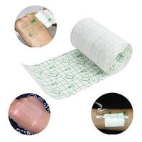 Funwill Waterproof Adhesive Dressing Film Roll, Waterproof Transparent Adhesive Wound Dressing Fixer Plaster Stretch Fixation Tape (3.94'' x 393.70'')