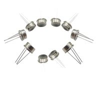 HiLetgo 10pcs RE200B SN200B00 PIR Human Infrared Radial Sensor RE200B Dual Pyroelectric Sensor 2.2-15V