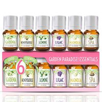 Fragrance Oils Set of 6 Scented Oils from Good Essential - Gardenia Oil, Lilac Oil, Honeysuckle Oil, Jasmine Oil, Magnolia Oil, Spa Oil: Aromatherapy, Perfume, Soaps, Candles, Slime, Lotions!