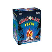 Charcoblaze 100% Natural Coconut Shell Hookah Coals Charcoal - Shisha Incense Burner Charcoals - Odor and Spark Free